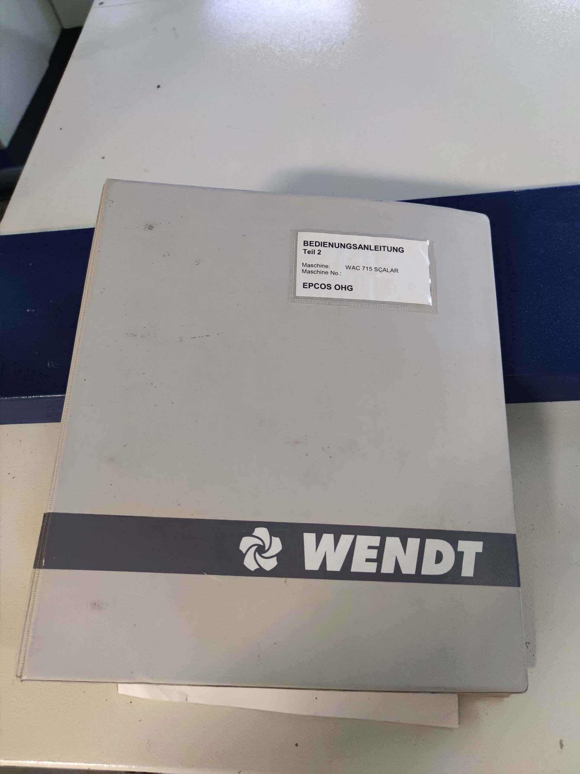 Photo Used WENDT WAC 715 For Sale
