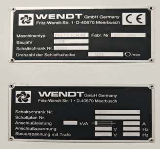 圖為 已使用的 WENDT WAC 715 待售