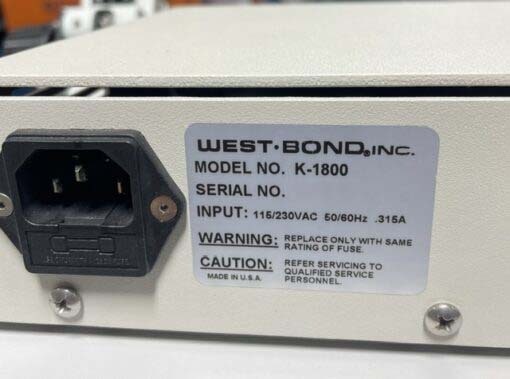 图为 已使用的 WESTBOND 454630E-79 待售