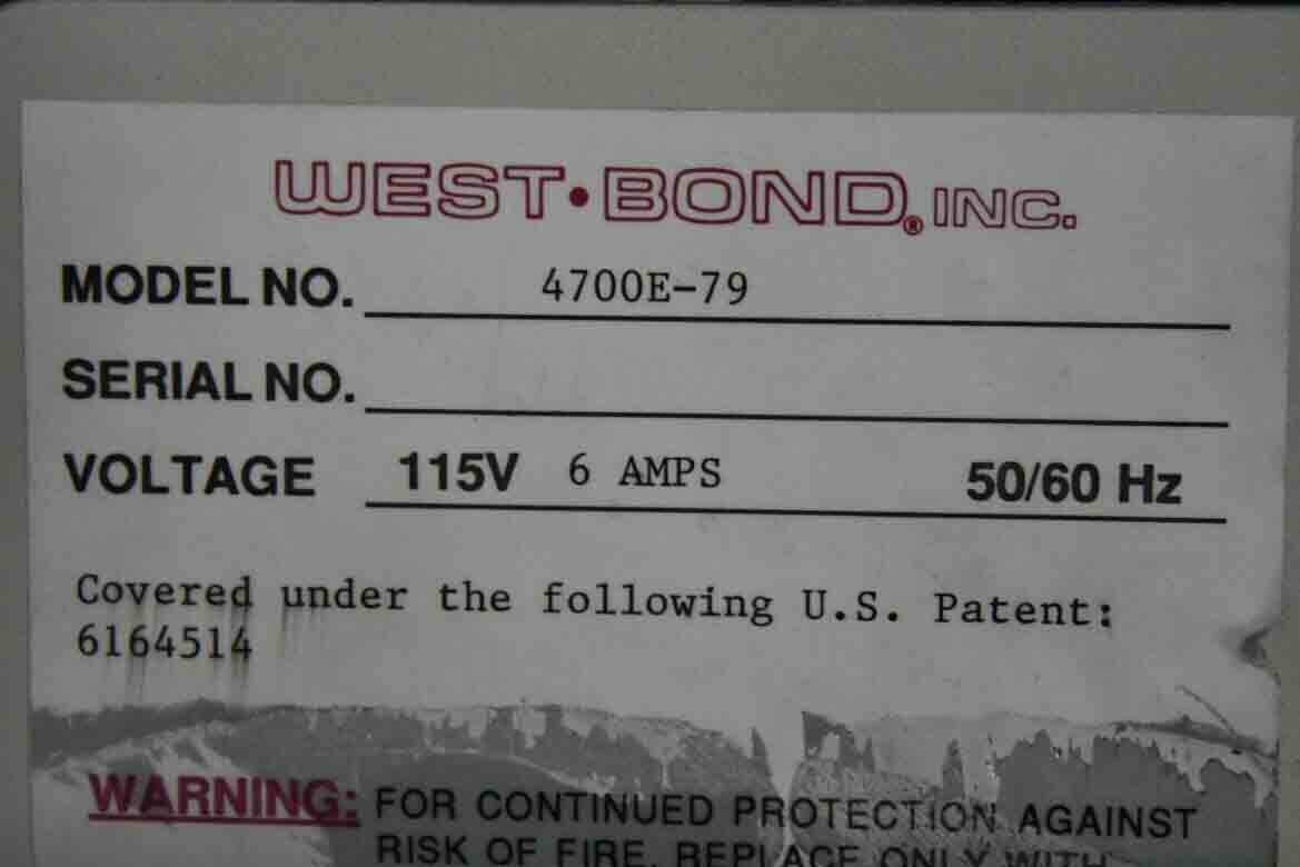 图为 已使用的 WESTBOND Lot of wedge wire bonders 待售