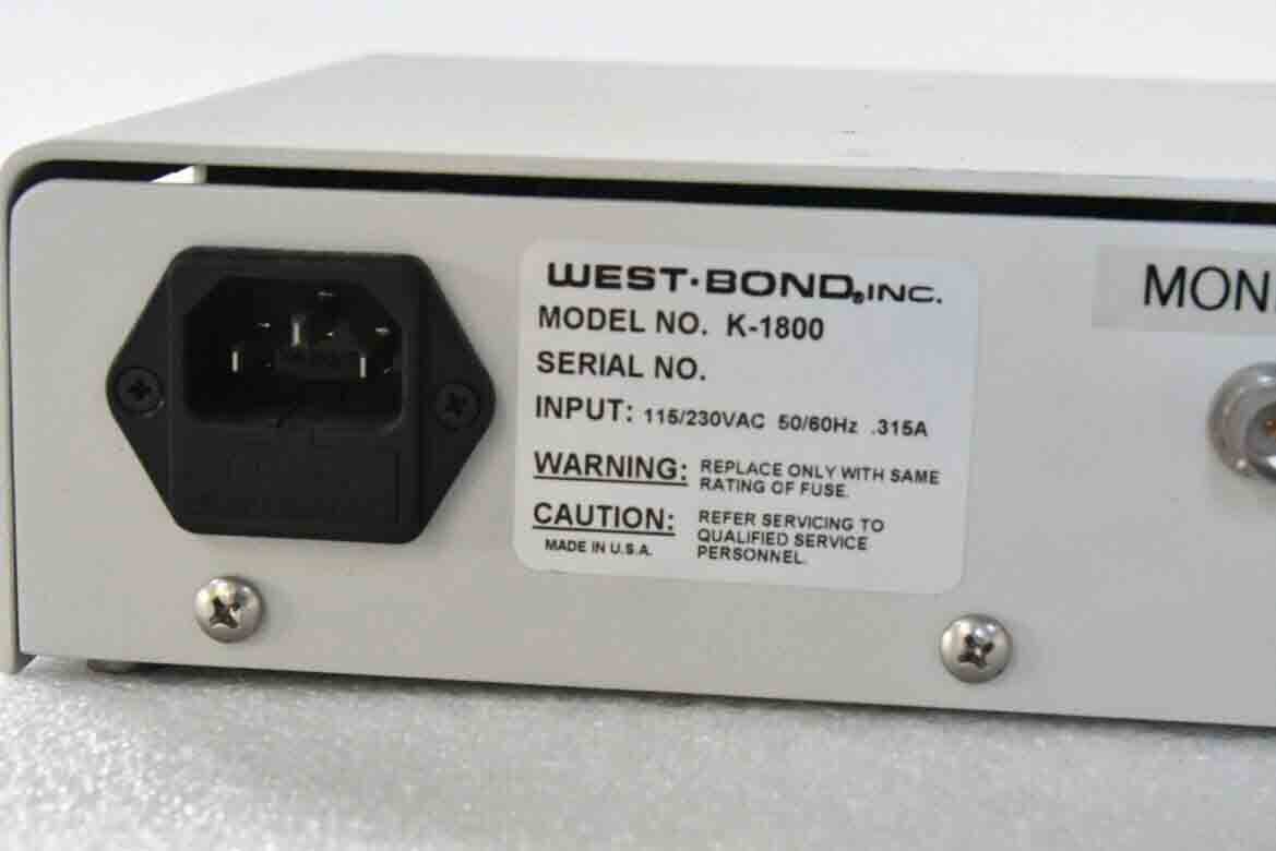 フォト（写真） 使用される WESTBOND Lot of wedge wire bonders 販売のために