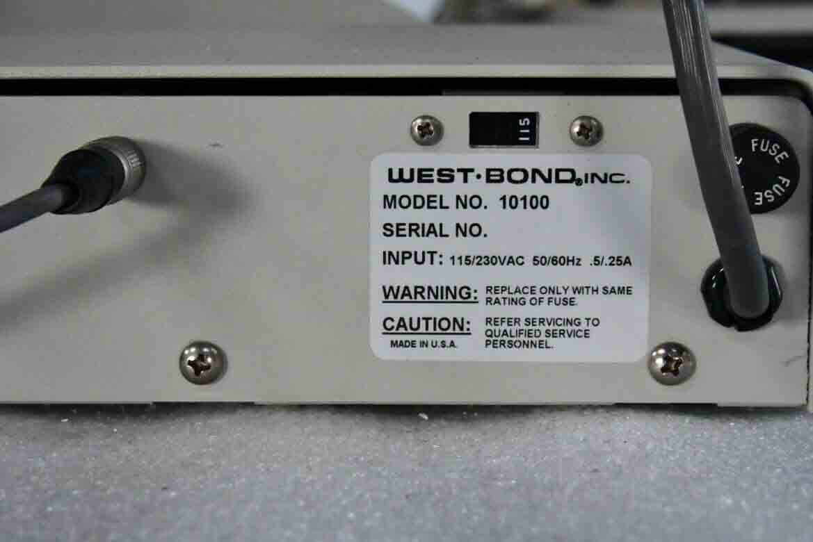 圖為 已使用的 WESTBOND Lot of wedge wire bonders 待售