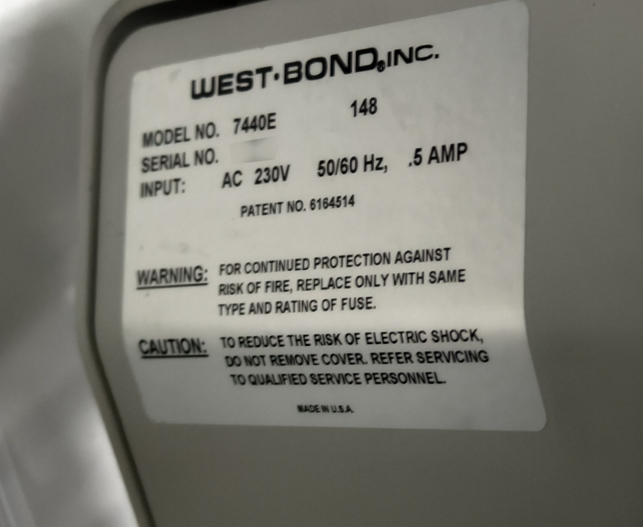 フォト（写真） 使用される WESTBOND 7440E 販売のために