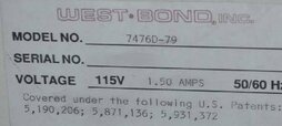 フォト（写真） 使用される WESTBOND 7476D 販売のために