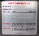 Photo Used WESTBOND 7700A For Sale