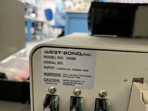 Photo Used WESTBOND K1200D For Sale