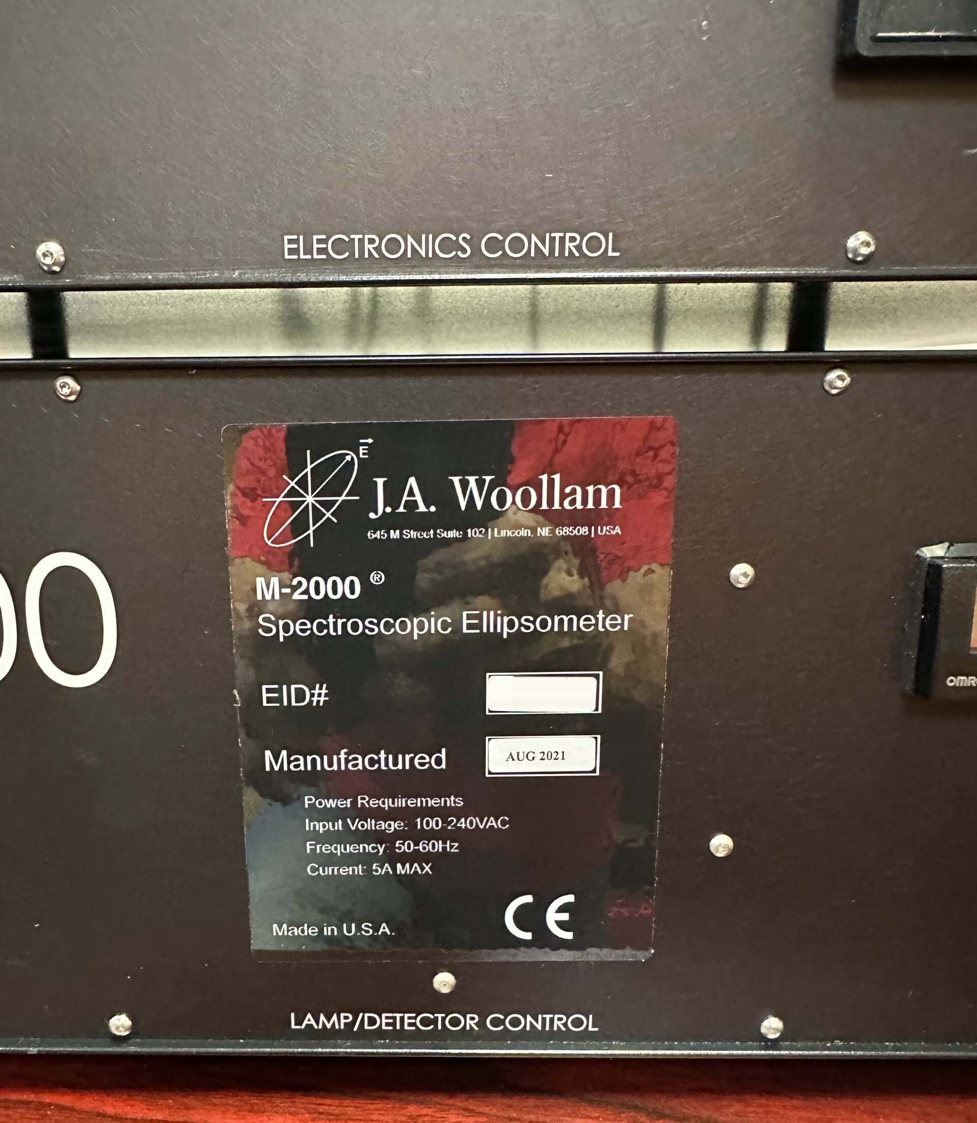 图为 已使用的 WOOLLAM M-2000 待售
