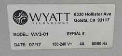 圖為 已使用的 WYATT WV3‑01 待售