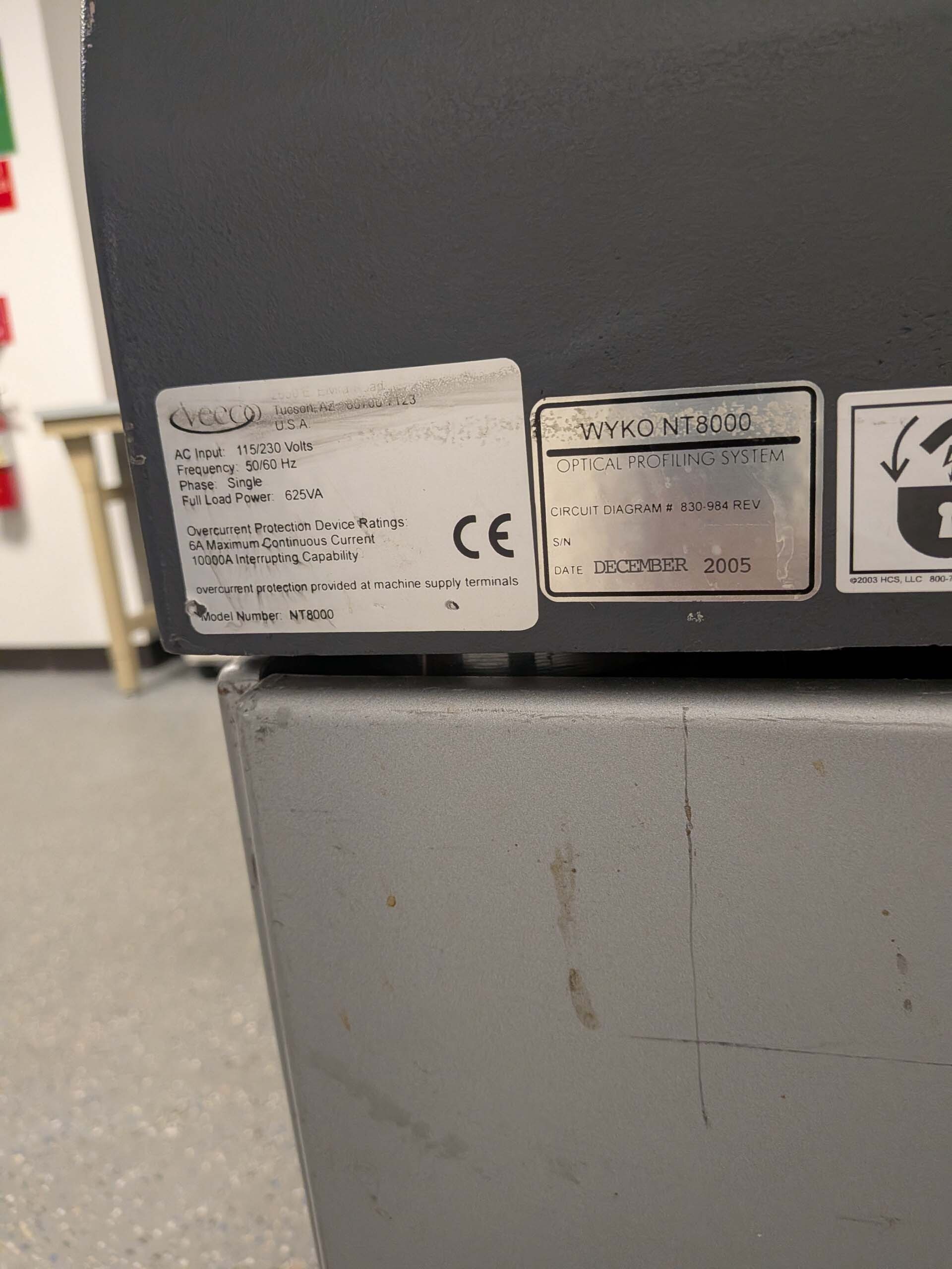 Foto Verwendet WYKO / VEECO NT 8000 Zum Verkauf