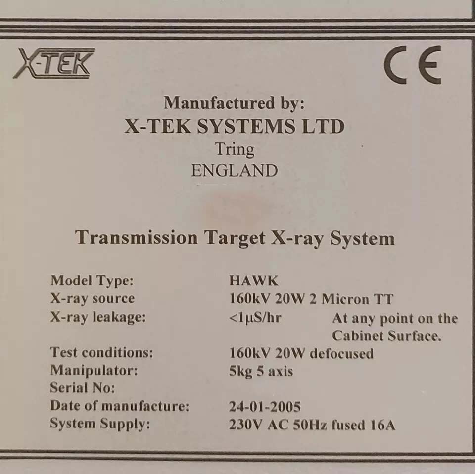 圖為 已使用的 X-TEK Hawk 待售