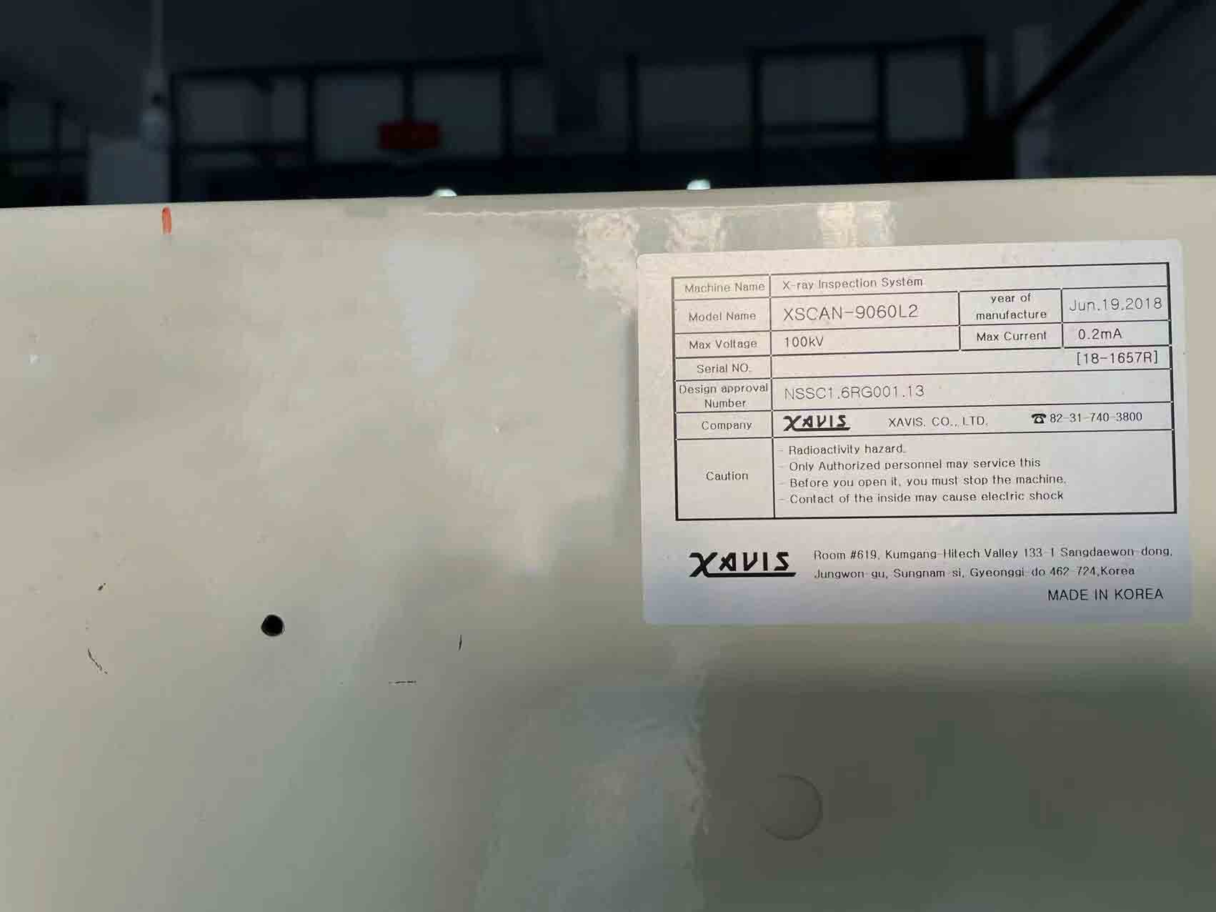 圖為 已使用的 XAVIS XScan-9060L2 待售