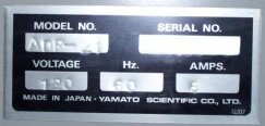 Photo Used YAMATO ADP-21 For Sale