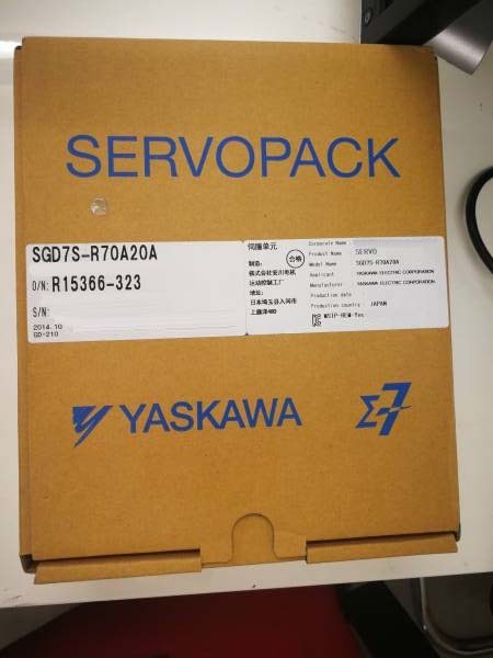 圖為 已使用的 YASKAWA SGD7S-R70A20A 待售