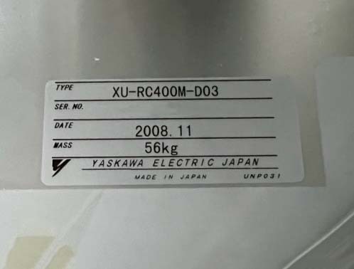 图为 已使用的 YASKAWA XU-RC400M-D03 待售