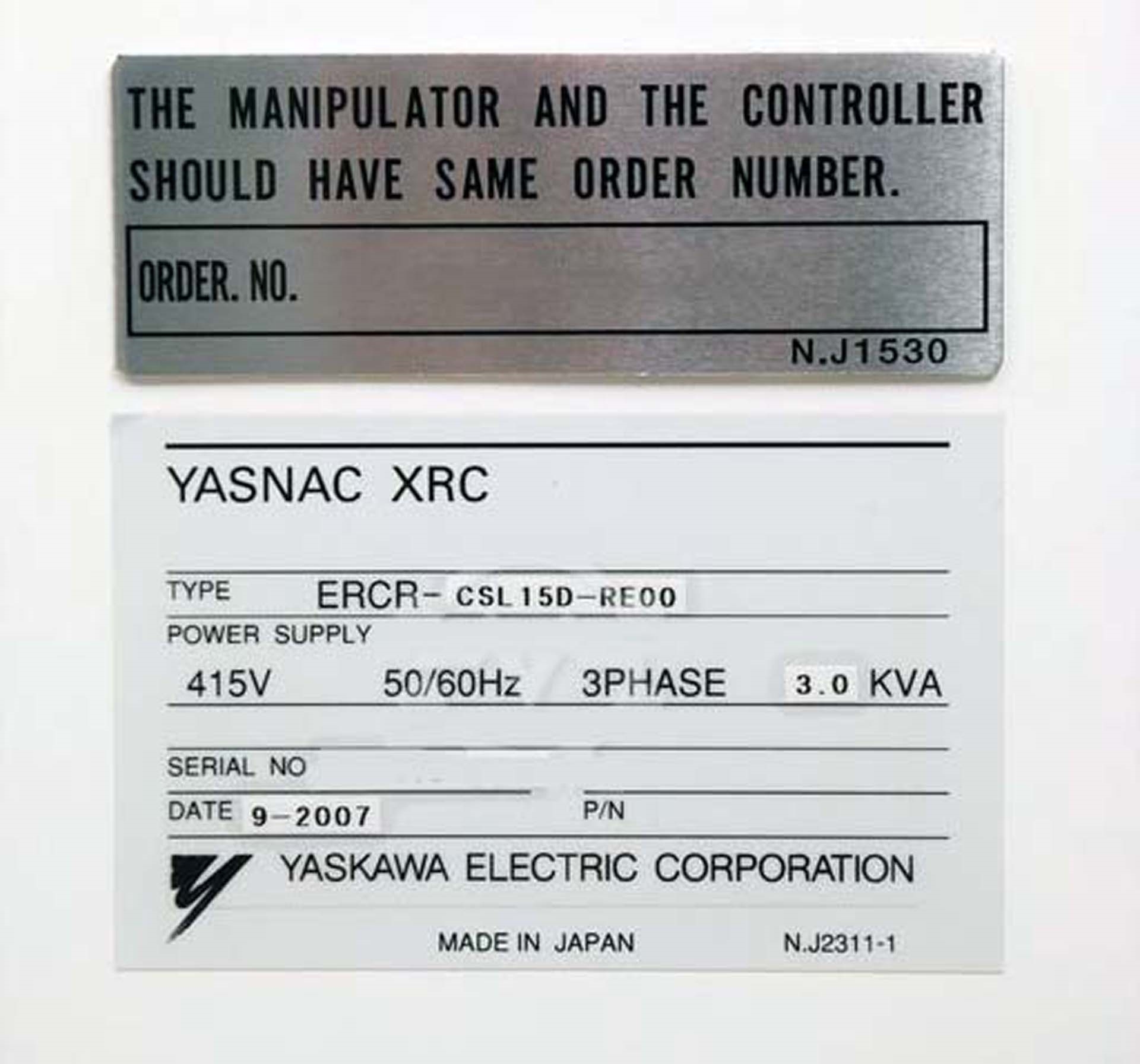 圖為 已使用的 YASKAWA YR-CSL15D-B08 待售