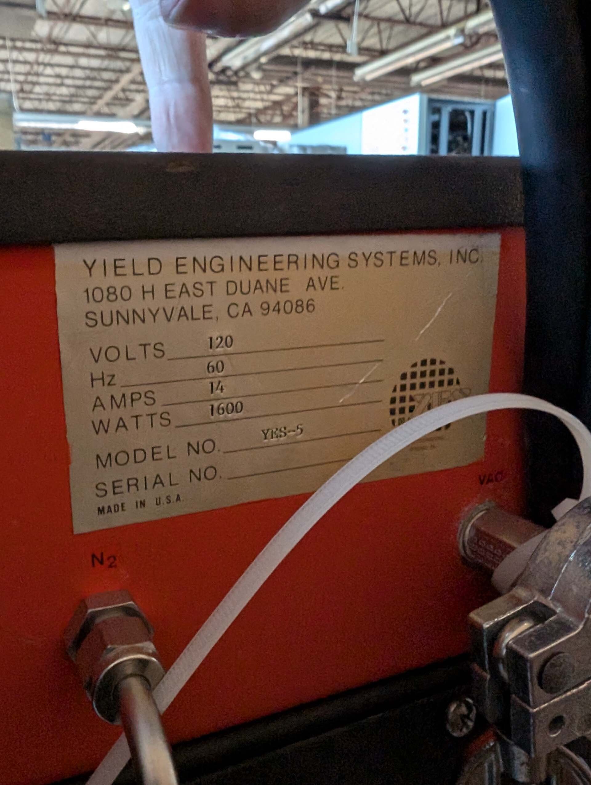 圖為 已使用的 YIELD ENGINEERING SYSTEMS YES-5 待售