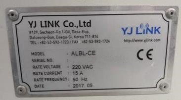 Photo Used YJ LINK ALBL-CE For Sale