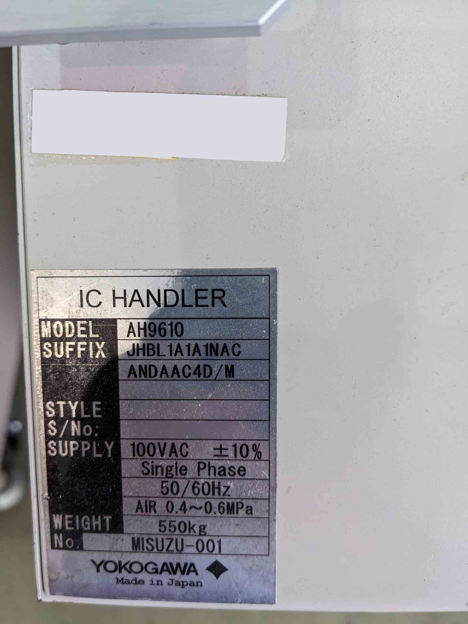 Photo Used YOKOGAWA / ANDO AH 9610 For Sale