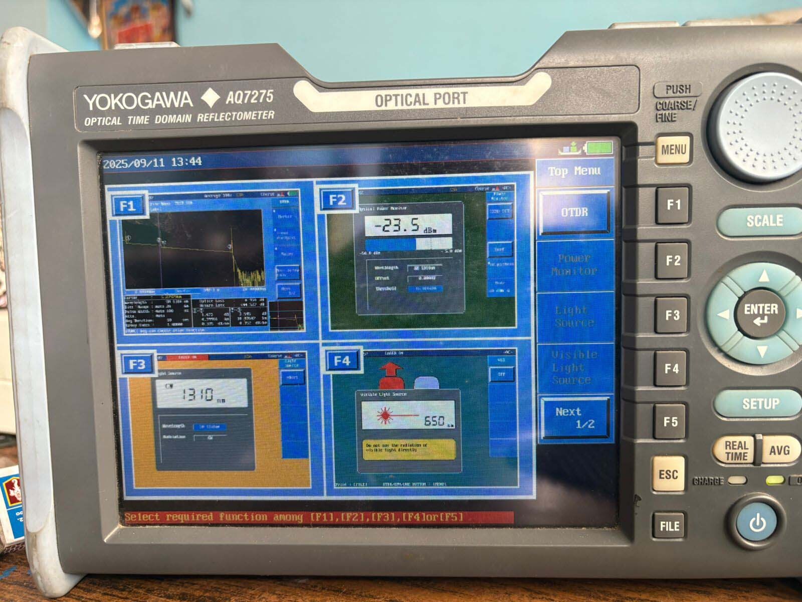 사진 사용됨 YOKOGAWA AQ 7275 판매용
