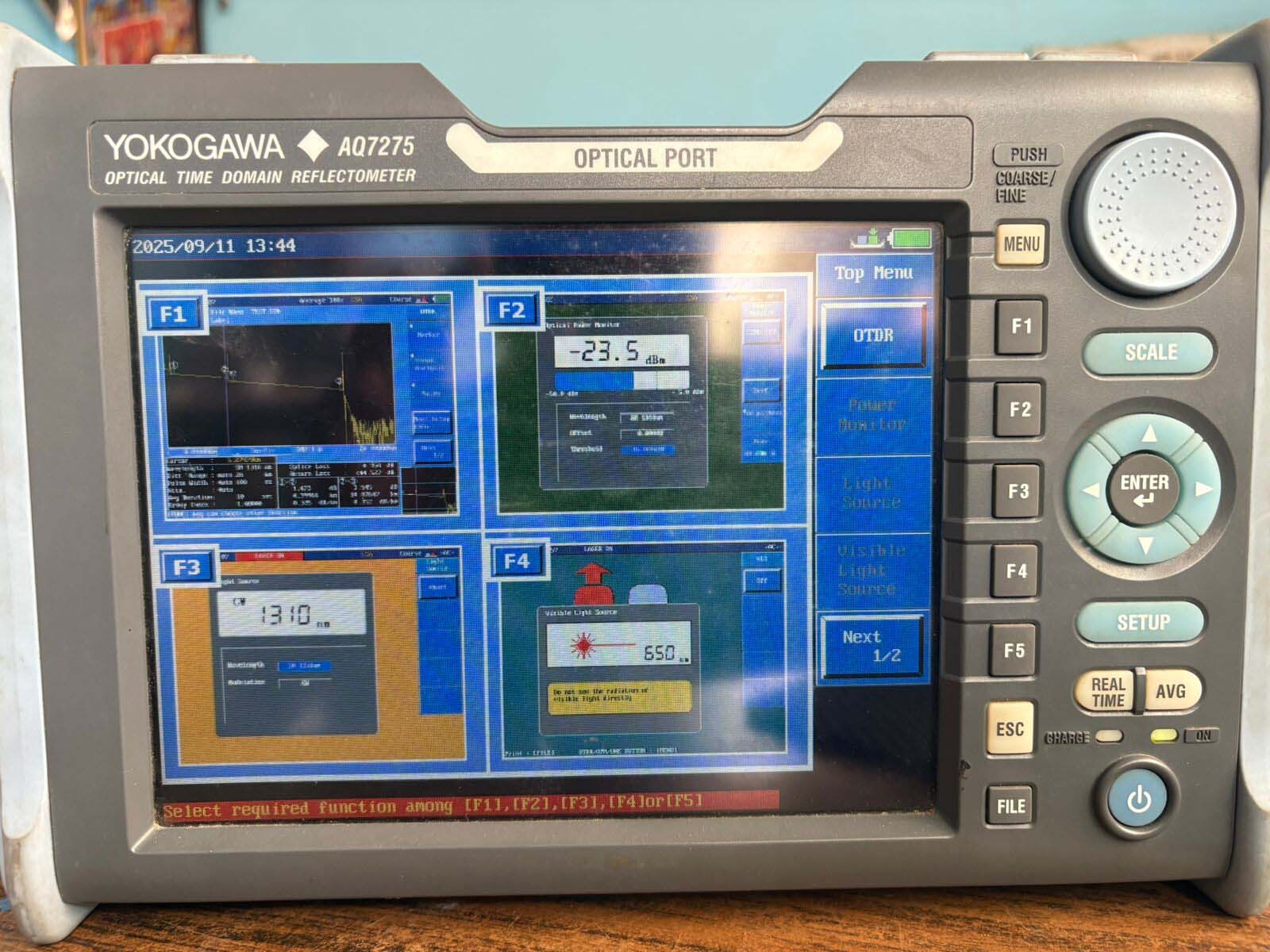 사진 사용됨 YOKOGAWA AQ 7275 판매용