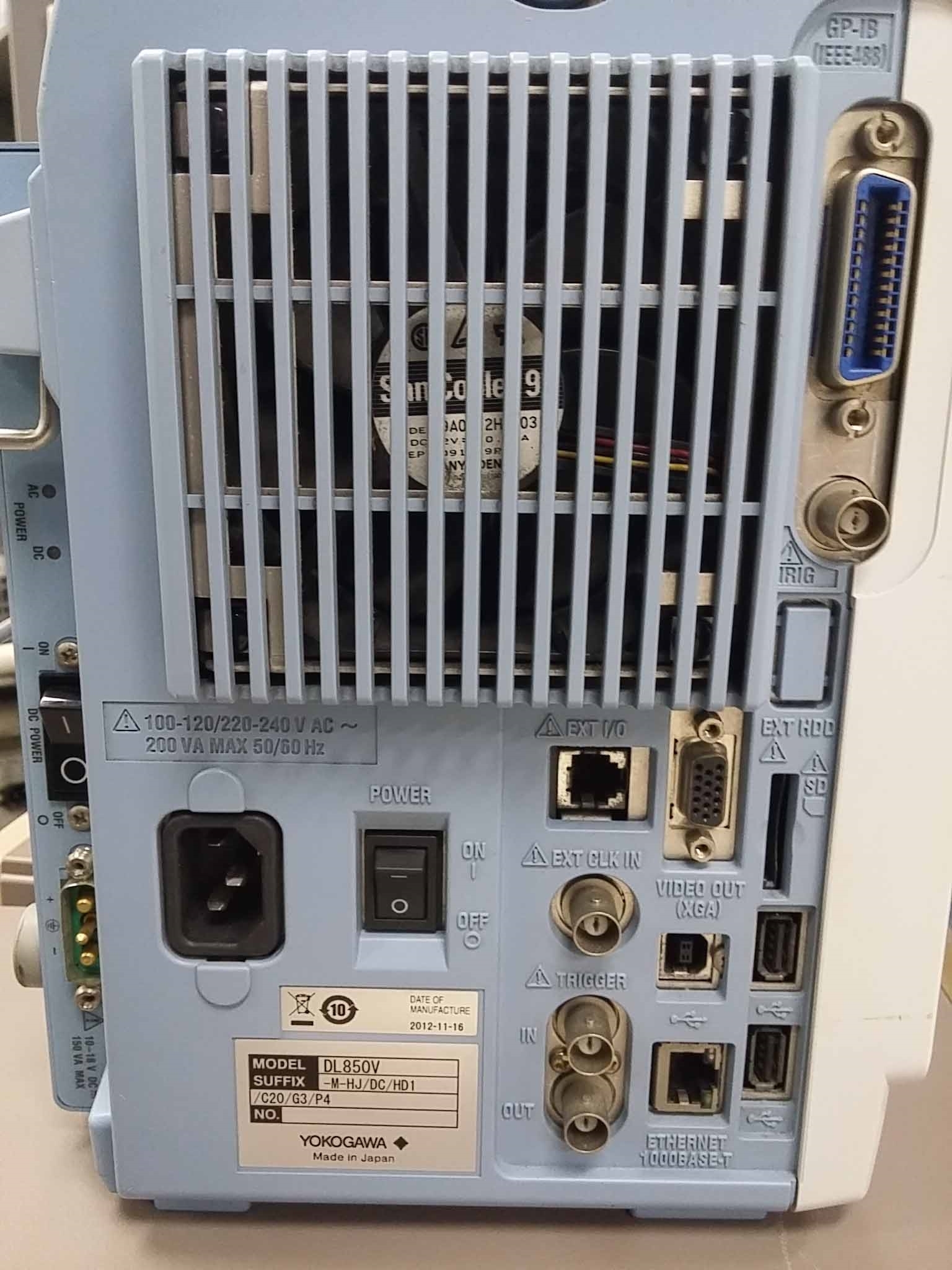 사진 사용됨 YOKOGAWA DL 850V 판매용