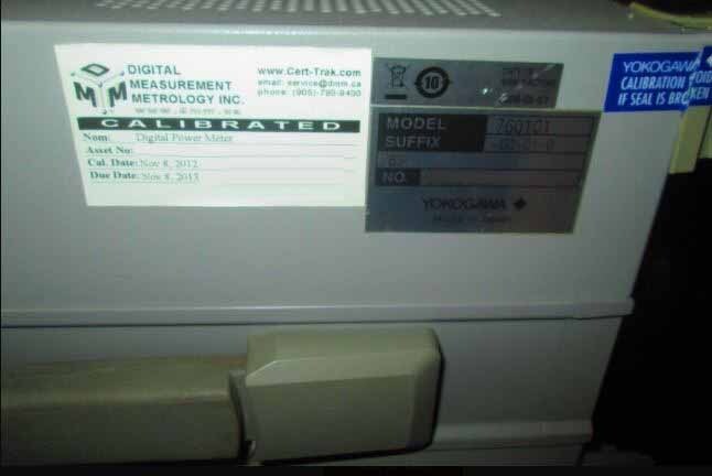 Photo Used YOKOGAWA WT 1600 For Sale