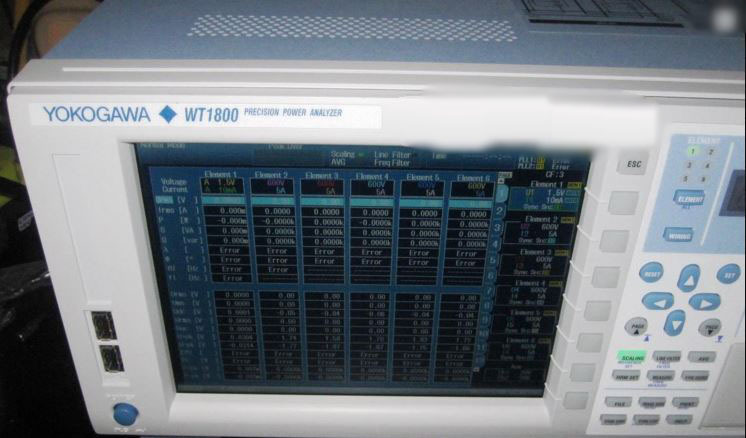 사진 사용됨 YOKOGAWA WT1800 판매용