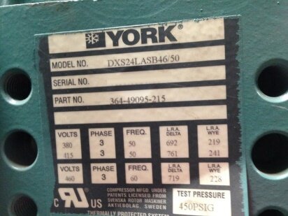 YORK YCWS0120SB #9077372