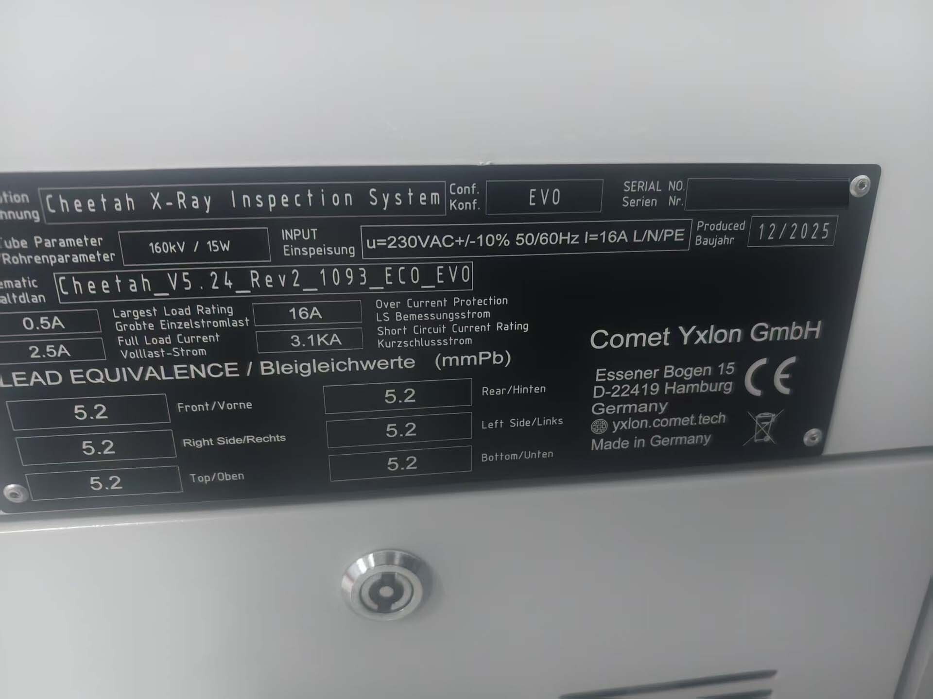 YXLON Cheetah EVO X-ray Equipment used for sale price #293827493