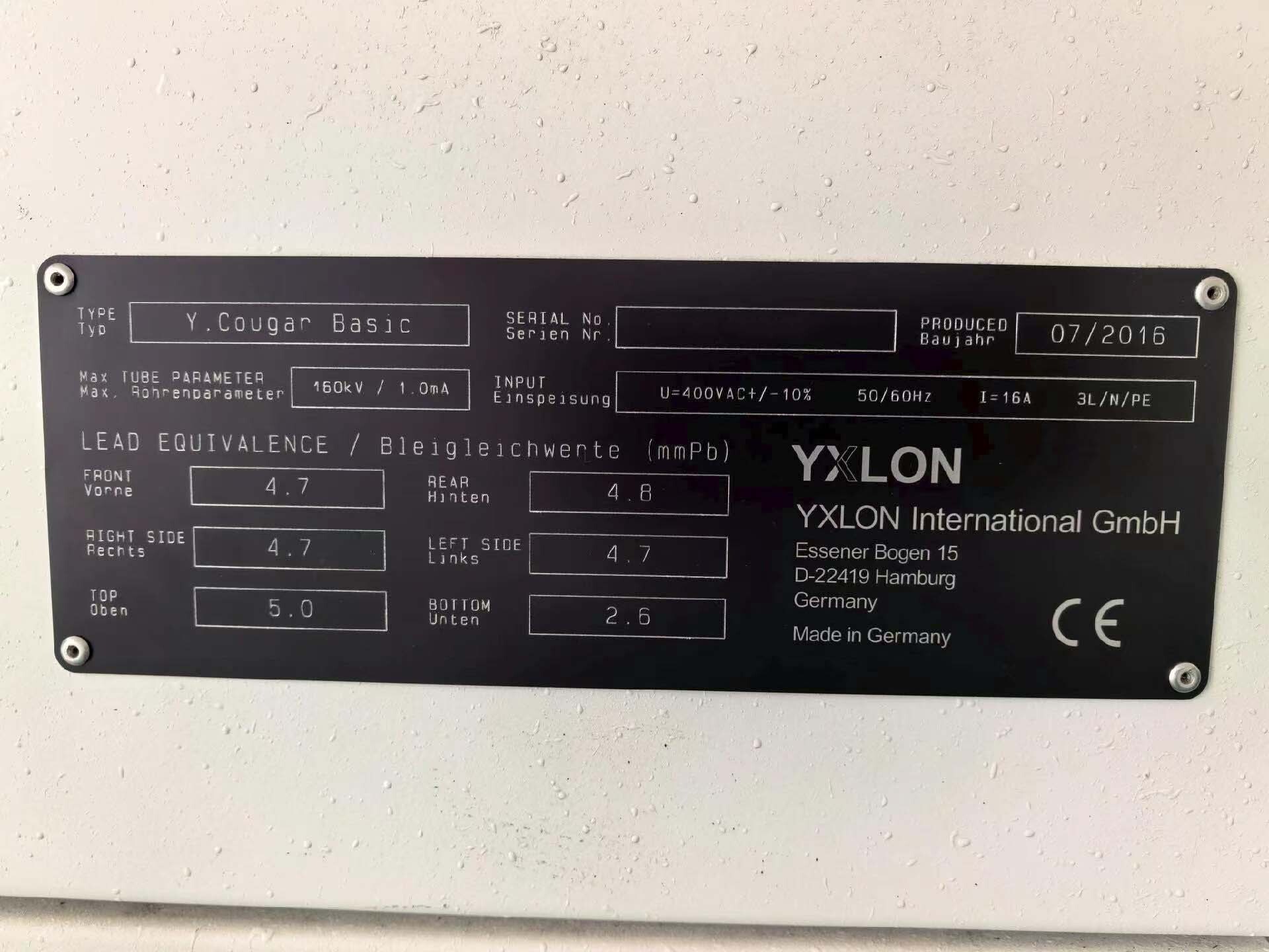 Foto Verwendet YXLON Y Cougar Basic Zum Verkauf
