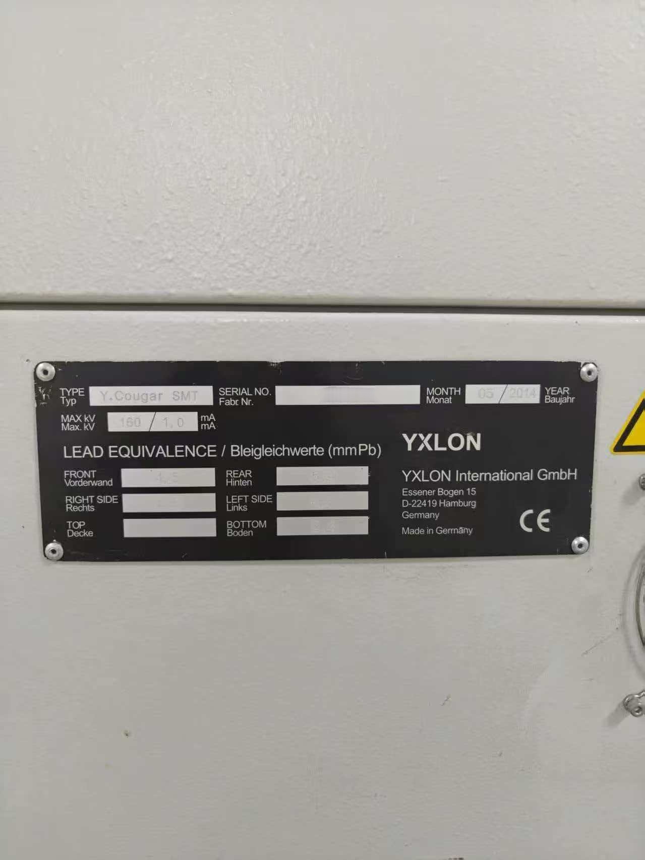圖為 已使用的 YXLON Y Cougar 待售