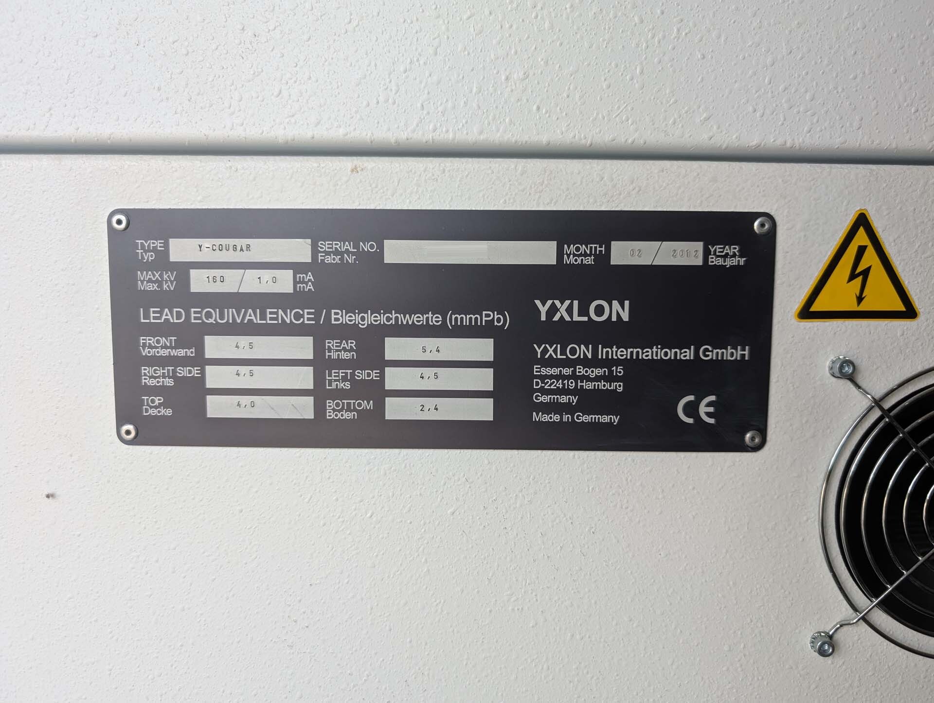 Photo Used YXLON Y Cougar For Sale