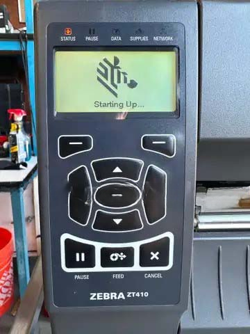图为 已使用的 ZEBRA ZT-410 待售
