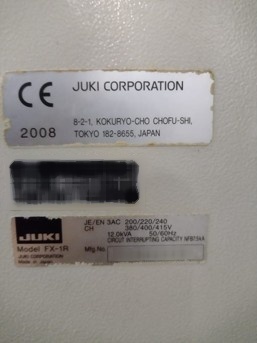 Foto Verwendet ZEVATECH / JUKI FX 1R Zum Verkauf