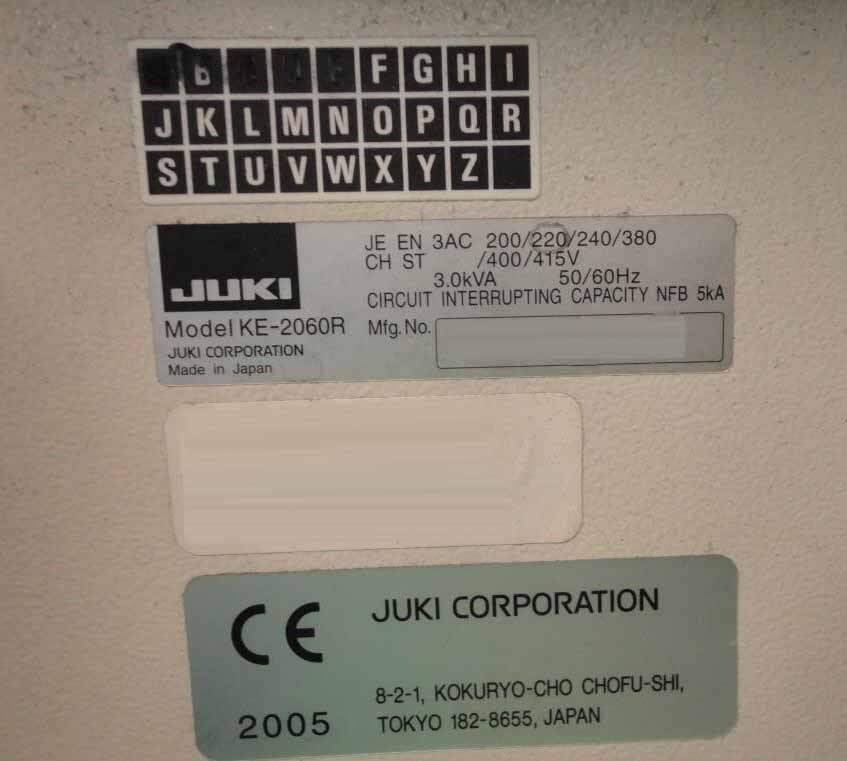 Photo Used ZEVATECH / JUKI KE 2060RL For Sale