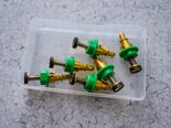 Photo Used ZEVATECH / JUKI Lot of feeders and nozzles For Sale