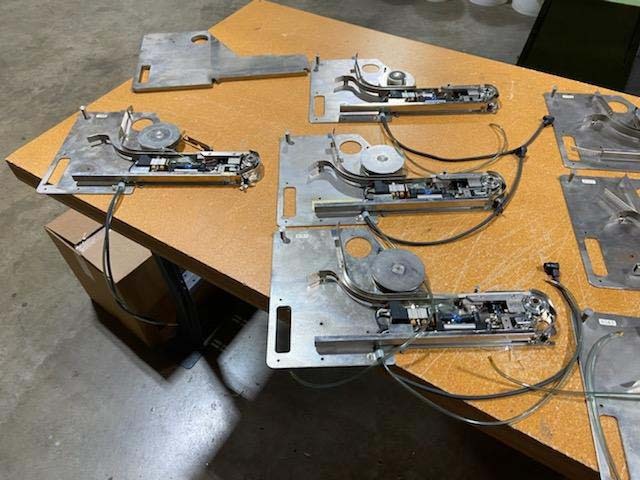 Photo Used ZEVATECH / JUKI Lot of spare parts For Sale