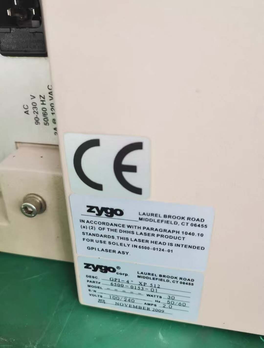 图为 已使用的 ZYGO GPI XP 待售